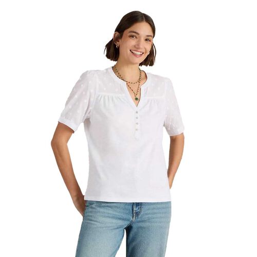 White Stuff Ellie Broderie Top
